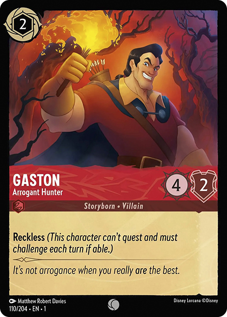 Gaston Arrogant Hunter